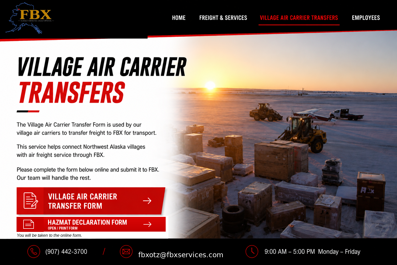 Village Air Carrier Transfers